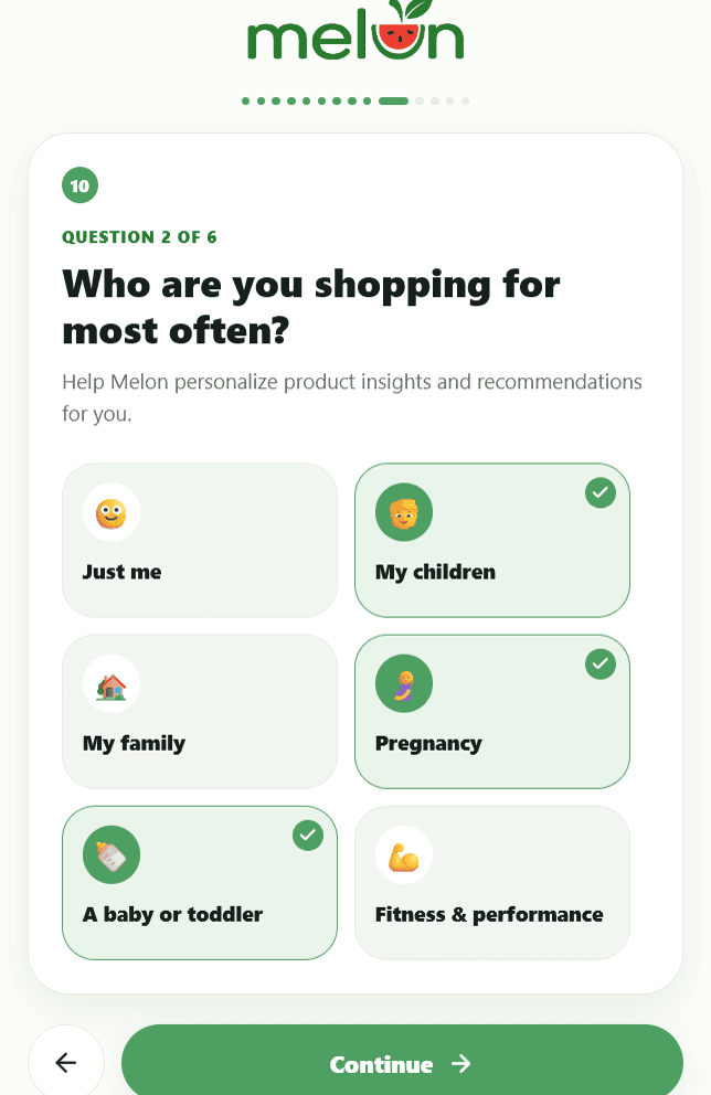 Shopping context